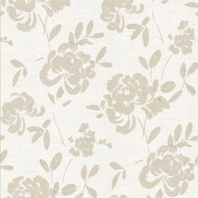 Brewster Wallcovering Madoka Taupe Japanese Floral Taupe