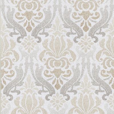 Brewster Wallcovering Aquitaine Taupe Nouveau Damask  Taupe