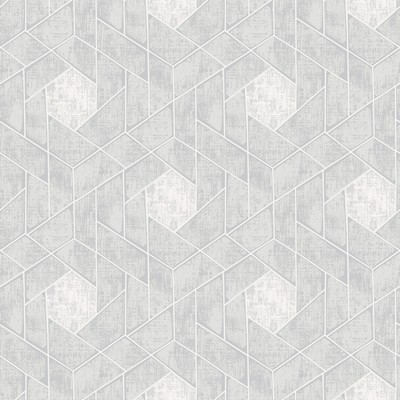 Brewster Wallcovering Granada Light Grey Geometric Wallpaper Light Grey