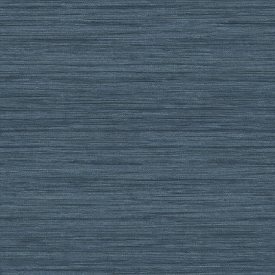 Brewster Wallcovering Barnaby Indigo Faux Grasscloth Wallpaper Indigo