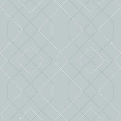 Brewster Wallcovering Ballard Light Blue Geometric Wallpaper Light Blue