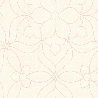 Brewster Wallcovering Charlotte Pearl Modern Floral Pearl