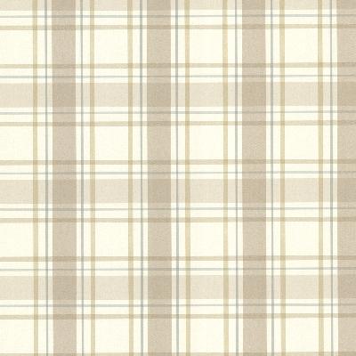 Brewster Wallcovering Grand Plaid Taupe Plaid Taupe
