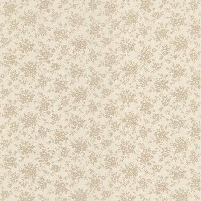 Brewster Wallcovering Dainty Taupe Small Floral Taupe
