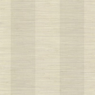 Brewster Wallcovering Oakland Taupe Grasscloth Stripe Wallpaper Taupe