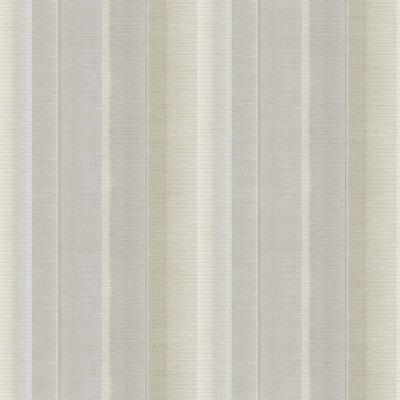 Brewster Wallcovering Flat Iron Silver Stripe Wallpaper Silver