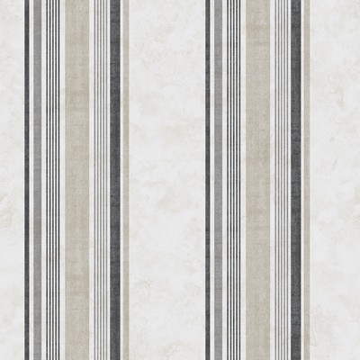 Brewster Wallcovering Hamilton Grey Stripe Wallpaper Grey
