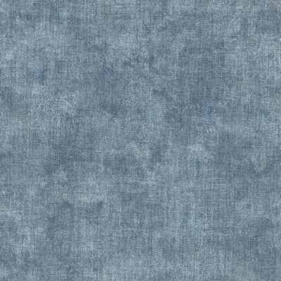Brewster Wallcovering Gramercy Blue Linen Wallpaper Blue