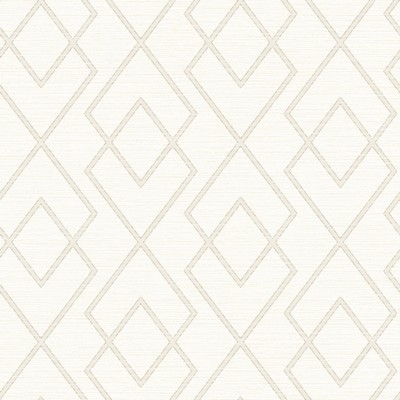 Brewster Wallcovering Blaze White Trellis Wallpaper White