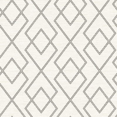 Brewster Wallcovering Blaze Cream Trellis Wallpaper Cream