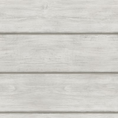 Brewster Wallcovering Susanna Light Grey Wood Planks Wallpaper Light Grey