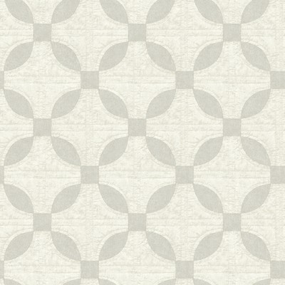Brewster Wallcovering Justice Light Grey Quilt Wallpaper Light Grey