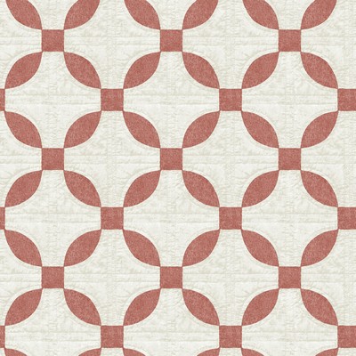 Brewster Wallcovering Justice Red Quilt Wallpaper Red