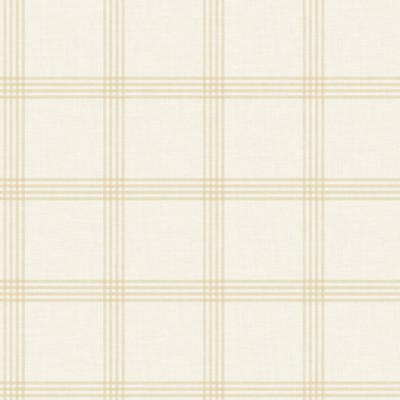 Brewster Wallcovering Ester Wheat Plaid Wallpaper Wheat