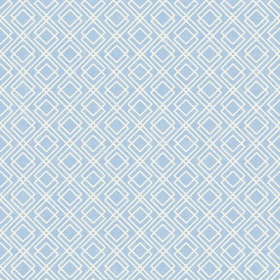 Brewster Wallcovering Napa Blue Geometric Wallpaper Blue