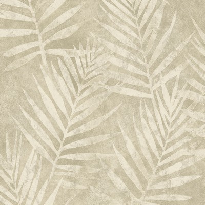 Brewster Wallcovering Amador Pewter Palm Wallpaper Pewter