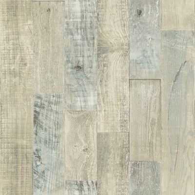 Brewster Wallcovering Chebacco Taupe Wood Planks Wallpaper Taupe