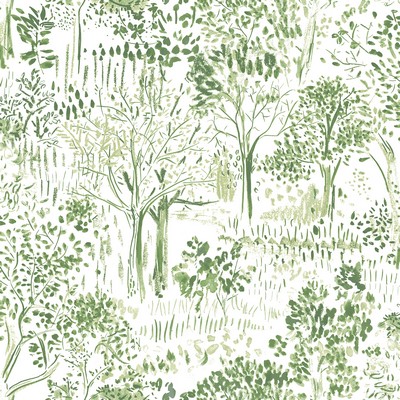 Brewster Wallcovering Walden Green Forest Wallpaper Green