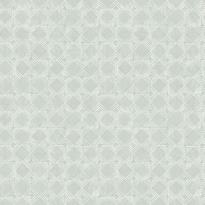 Brewster Wallcovering Button Block Aqua Geometric Wallpaper Aqua