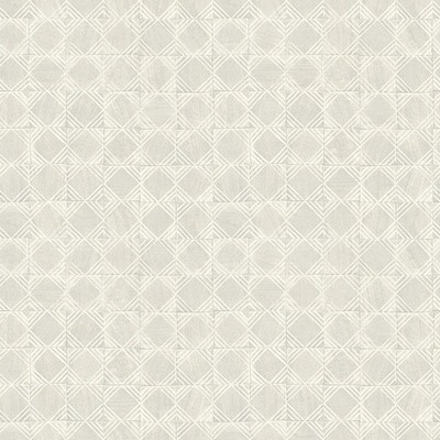 Brewster Wallcovering Button Block Light Grey Geometric Wallpaper Light Grey
