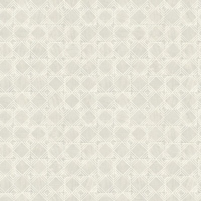 Brewster Wallcovering Button Block Light Grey Geometric Wallpaper Light Grey