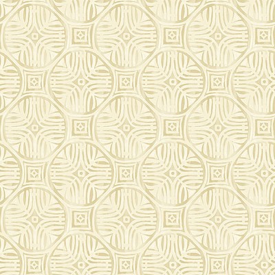 Brewster Wallcovering Sandee Butter Medallion Wallpaper Butter