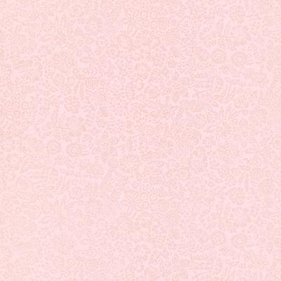 Brewster Wallcovering Majorca Light Pink Vivacious Floral Relief Light Pink