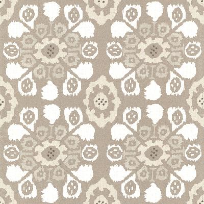 Brewster Wallcovering Valencia Taupe Ikat Floral Taupe