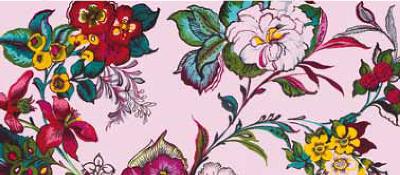 Brewster Wallcovering Pareo Pink Colossal Floral Pink