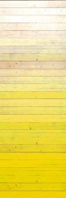 Brewster Wallcovering Degrado Yellow Ombre Painted Wood Yellow