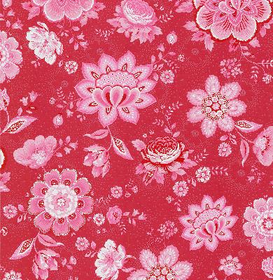 Brewster Wallcovering Kali Red Folklore Chintz Red