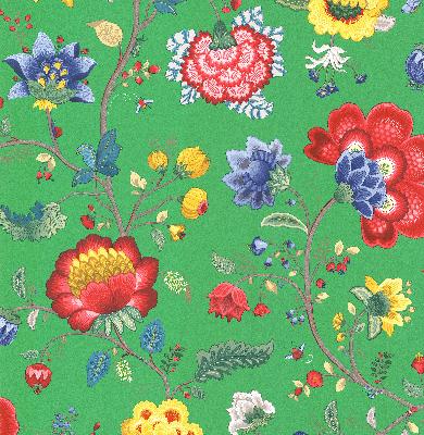 Brewster Wallcovering Epona Green Floral Fantasy Green