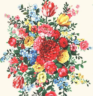 Brewster Wallcovering Ayaanle Cream Dutch Painters Floral Cream