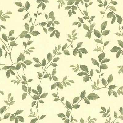 Brewster Wallcovering Cleo Yellow Dog Rose Leaf Trail Yellow