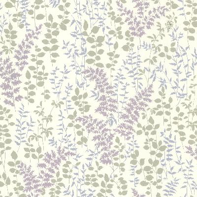 Brewster Wallcovering Dixon Purple Forest Leaves Purple