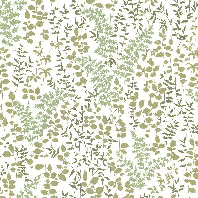 Brewster Wallcovering Dixon Green Forest Leaves Green