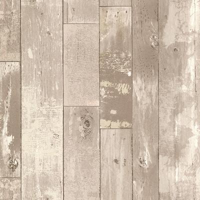 Brewster Wallcovering Heim Grey Distressed Wood Panel Grey