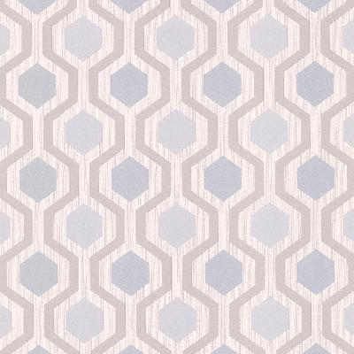 Brewster Wallcovering Marina Grey Modern Geometric Grey