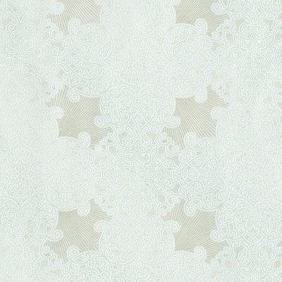 Brewster Wallcovering Linkin Mint Scroll Medallion Wallpaper Mint