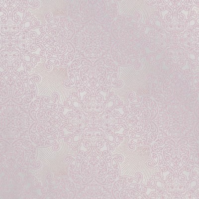 Brewster Wallcovering Linkin Pink Scroll Medallion Wallpaper Pink
