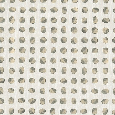 Brewster Wallcovering Dee Cream Metallic Dot Wallpaper Cream