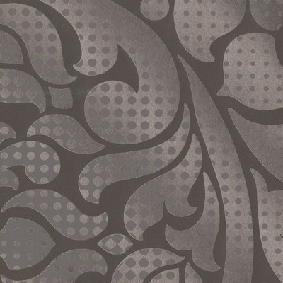 Brewster Wallcovering Leanne Brown Metallic Dot Medallion Wallpaper Brown