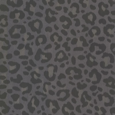 Brewster Wallcovering Parallax Charcoal Leopard Charcoal