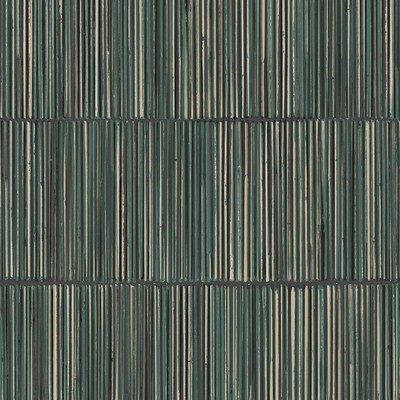 Brewster Wallcovering Aspen Dark Green Natural Stripe Wallpaper Dark Green