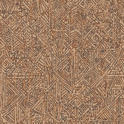 Brewster Wallcovering Longmont Burnt Sienna Global Geometric Wallpaper Burnt Sienna