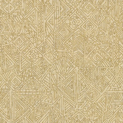 Brewster Wallcovering Longmont Gold Global Geometric Wallpaper Gold