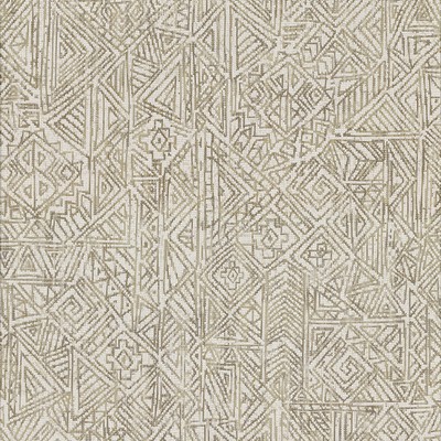 Brewster Wallcovering Longmont Bone Global Geometric Wallpaper Bone