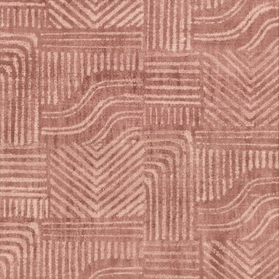 Brewster Wallcovering Pueblo Red Global Geometric Wallpaper Red