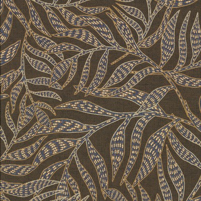Brewster Wallcovering Montrose Brown Leaves Wallpaper Brown