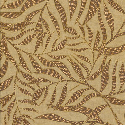 Brewster Wallcovering Montrose Coffee Leaves Wallpaper Coffee